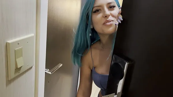 New Casting Curvy: Blue Hair Thick Porn Star BEGS to Fuck Delivery Guy clips Movies